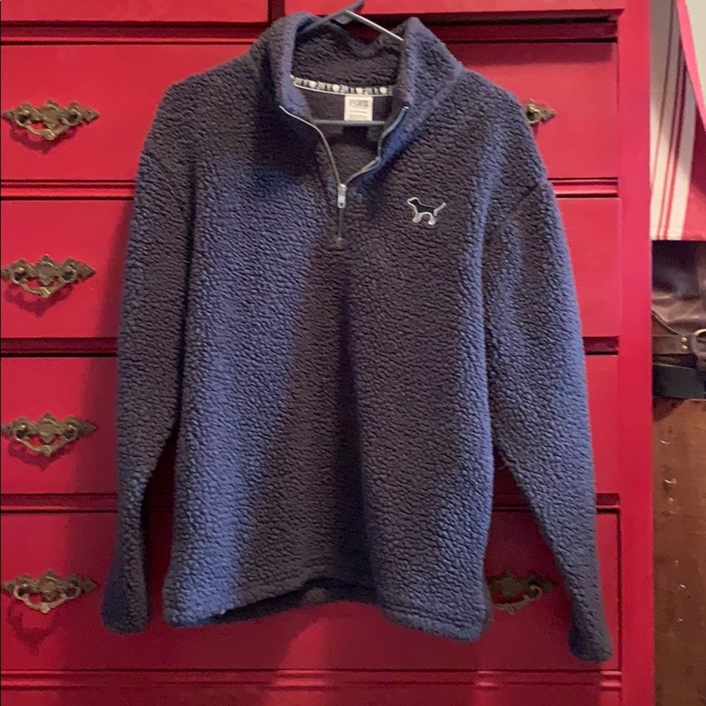 Pink Sherpa Sweatshirt